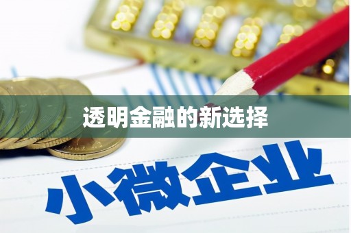 班戈透明金融的新选择