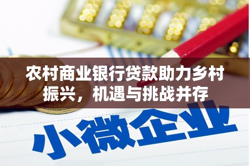 班戈农村商业银行贷款助力乡村振兴，机遇与挑战并存