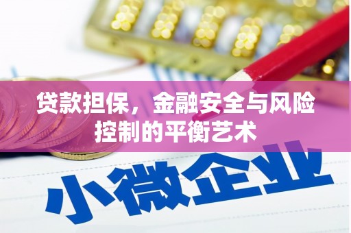 班戈贷款担保，金融安全与风险控制的平衡艺术