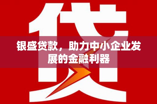 班戈银盛贷款，助力中小企业发展的金融利器