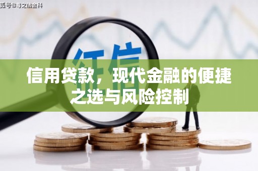 班戈信用贷款，现代金融的便捷之选与风险控制