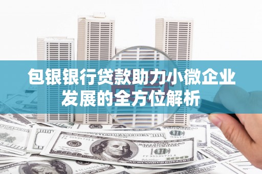 班戈包银银行贷款助力小微企业发展的全方位解析