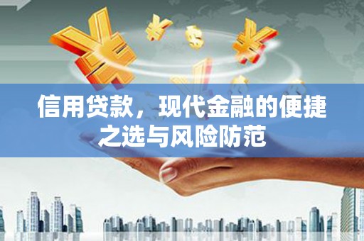 班戈信用贷款，现代金融的便捷之选与风险防范