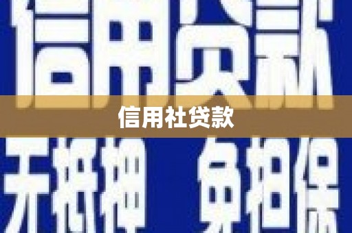 班戈信用社贷款