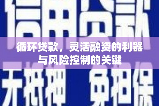 班戈循环贷款，灵活融资的利器与风险控制的关键