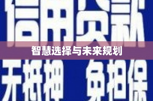 班戈智慧选择与未来规划