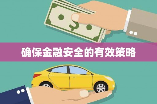 班戈确保金融安全的有效策略