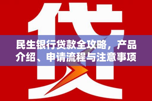 班戈民生银行贷款全攻略，产品介绍、申请流程与注意事项